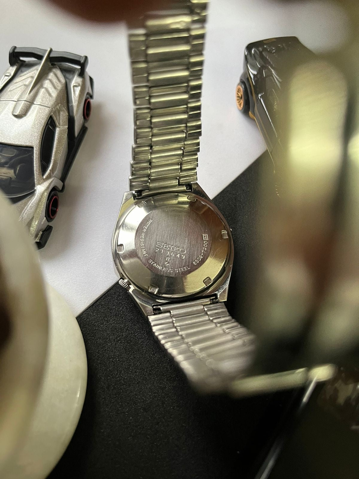 1982 Seiko 5 White Textured Dial (Pre Owned) - #W22