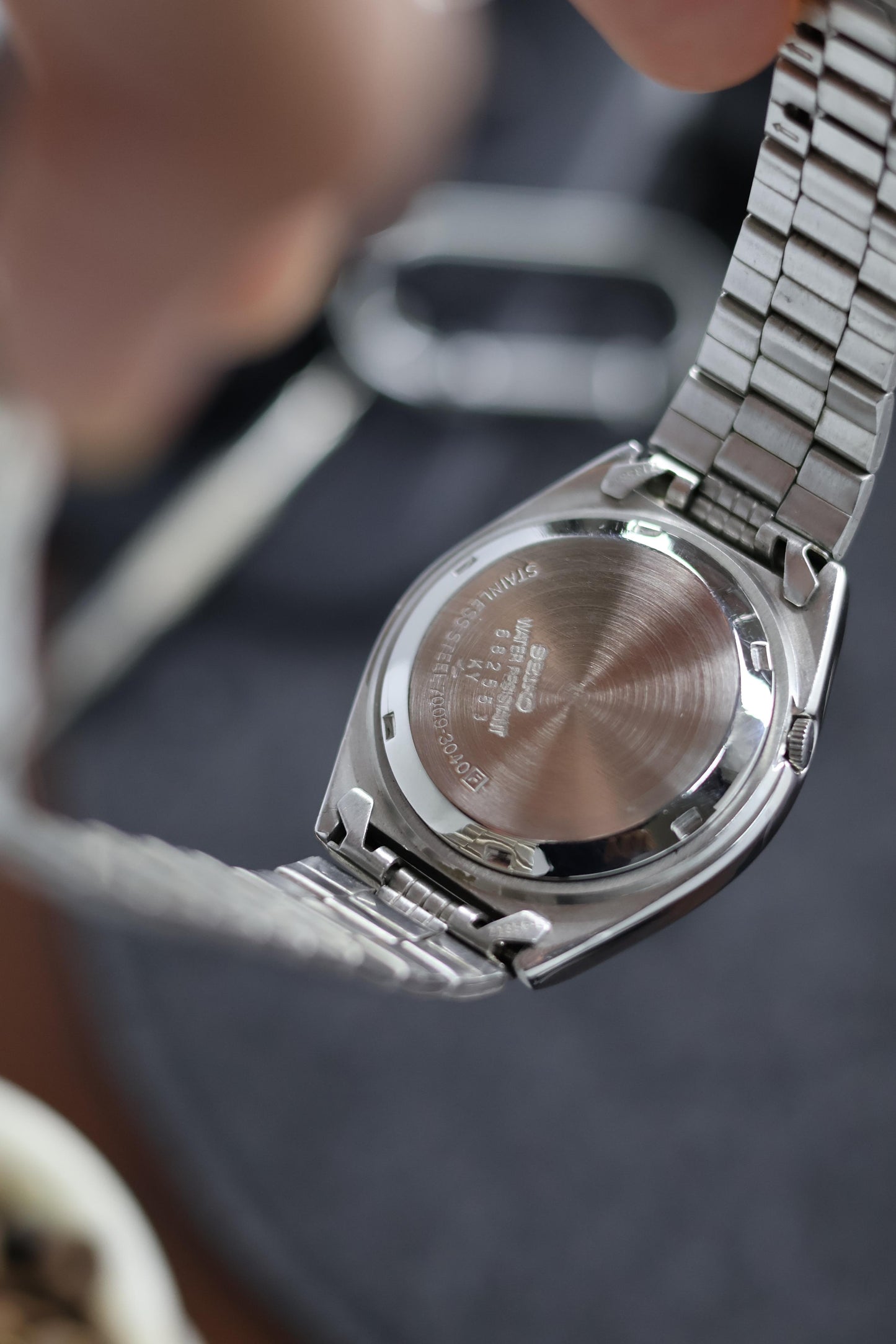 1996 Seiko 5 Silver Sunray Dial - Automatic Vintage Watch (Pre Owned)