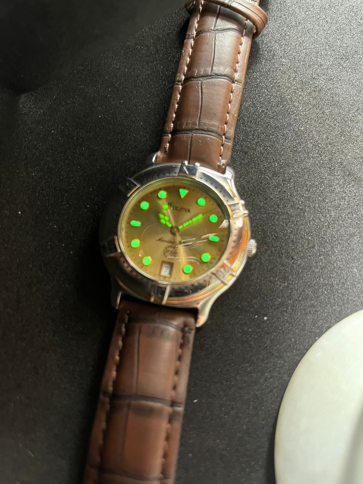 (Super Rare) BULOVA Marine Star 100M - with Rotating Bezel and Cathedral Hands (Pre Owned) - #W56