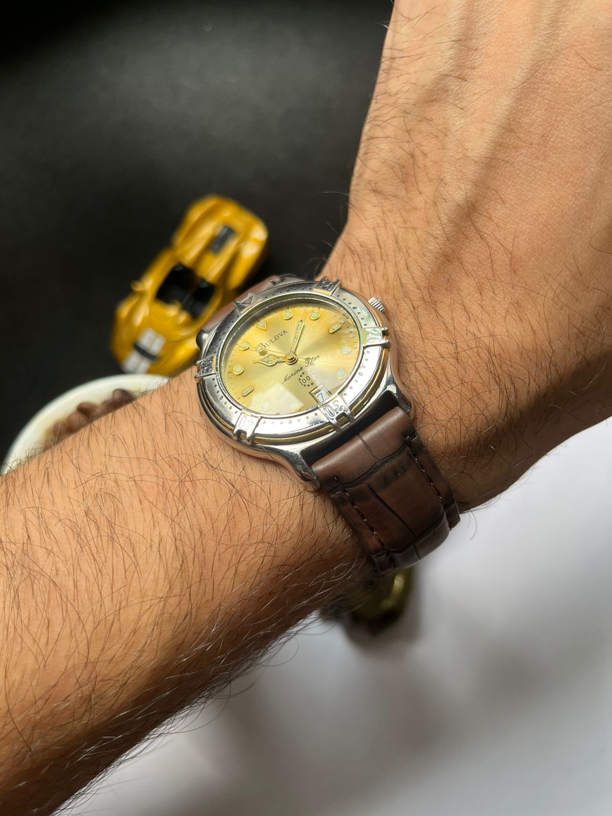 (Super Rare) BULOVA Marine Star 100M - with Rotating Bezel and Cathedral Hands (Pre Owned) - #W56