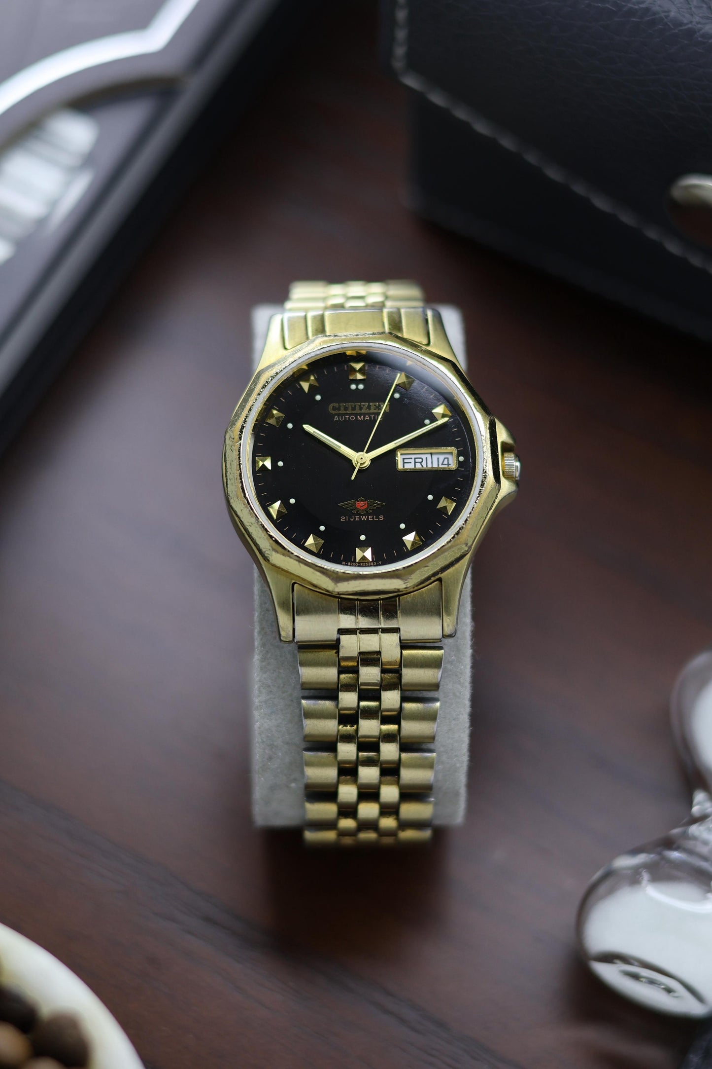 Citizen Eagle 7 Black Opaline Dial - Automatic Vintage Watch (Pre Owned) - A162