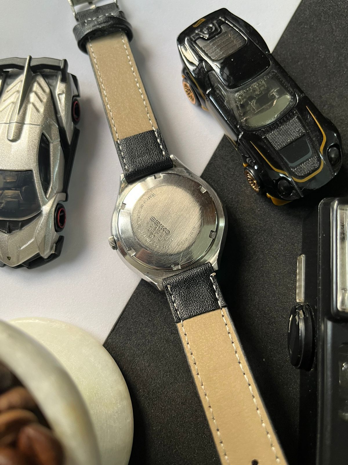 1976 Seiko 5 Helmet Case Black Dial (Pre Owned)