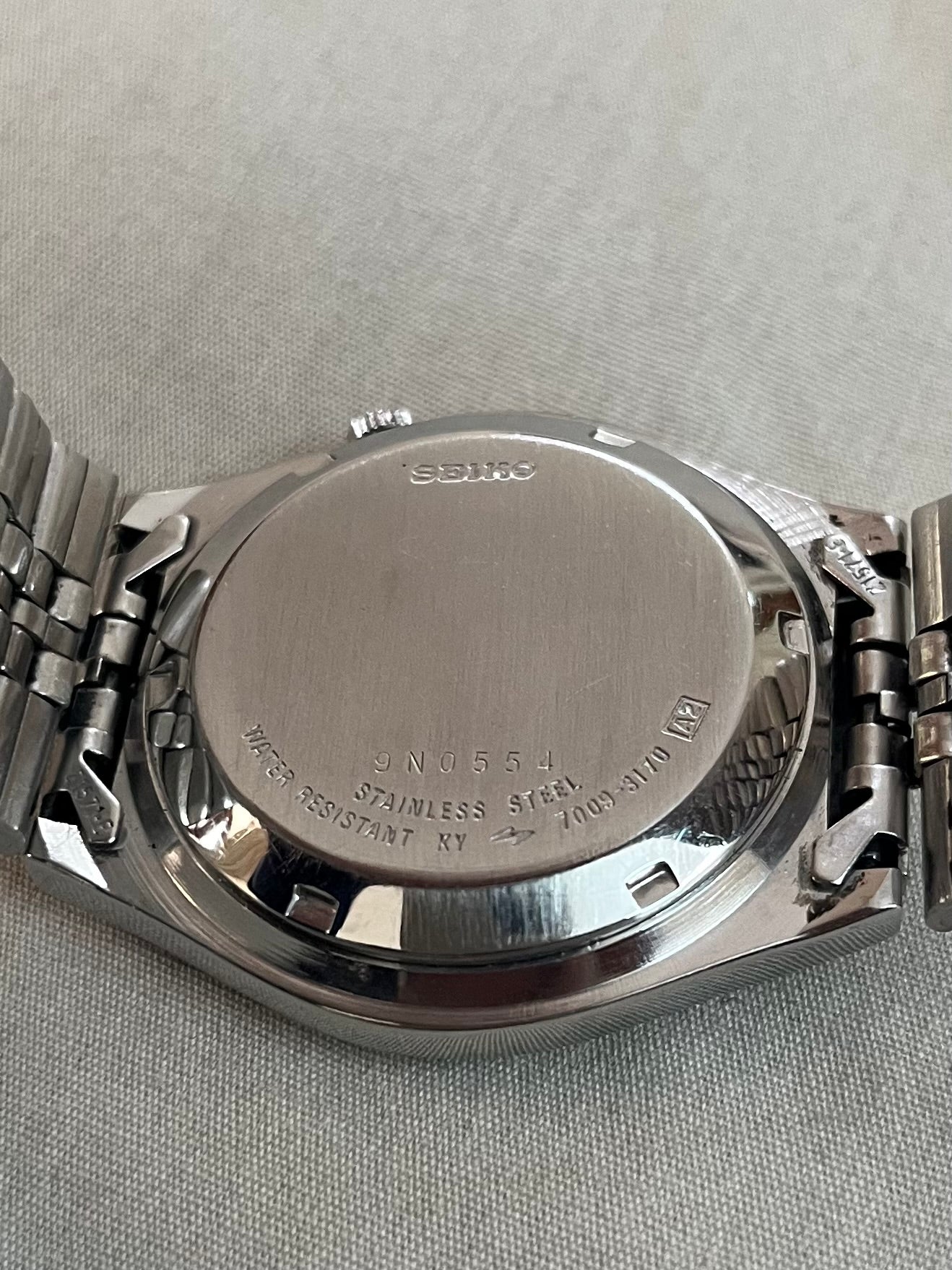 1989 Seiko 5 Black Dial (Pre Owned)