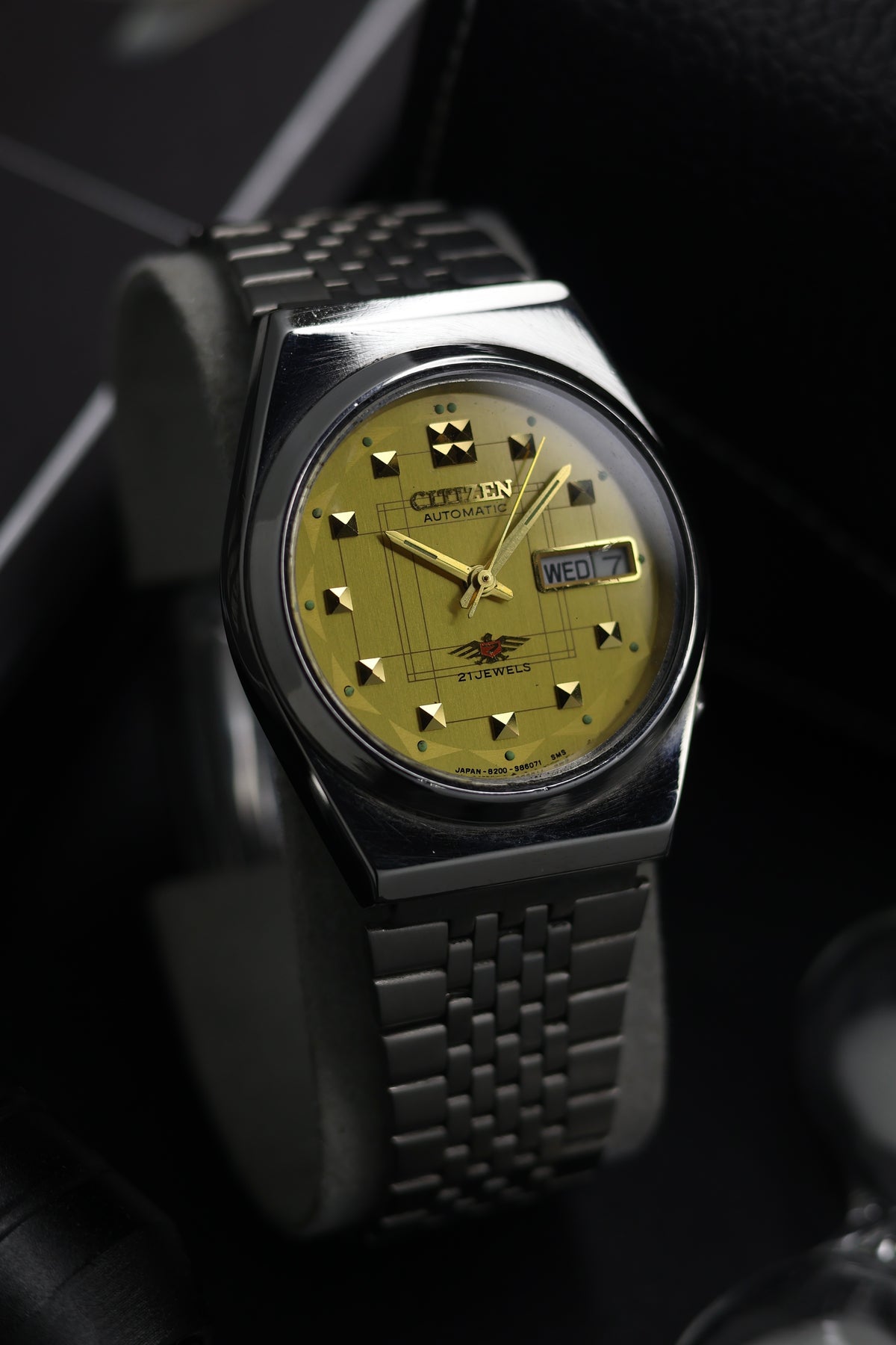 (Super Rare) Citizen Eagle 7 Gold Motif Dial - Automatic Vintage Watch (Pre Owned) - SE797