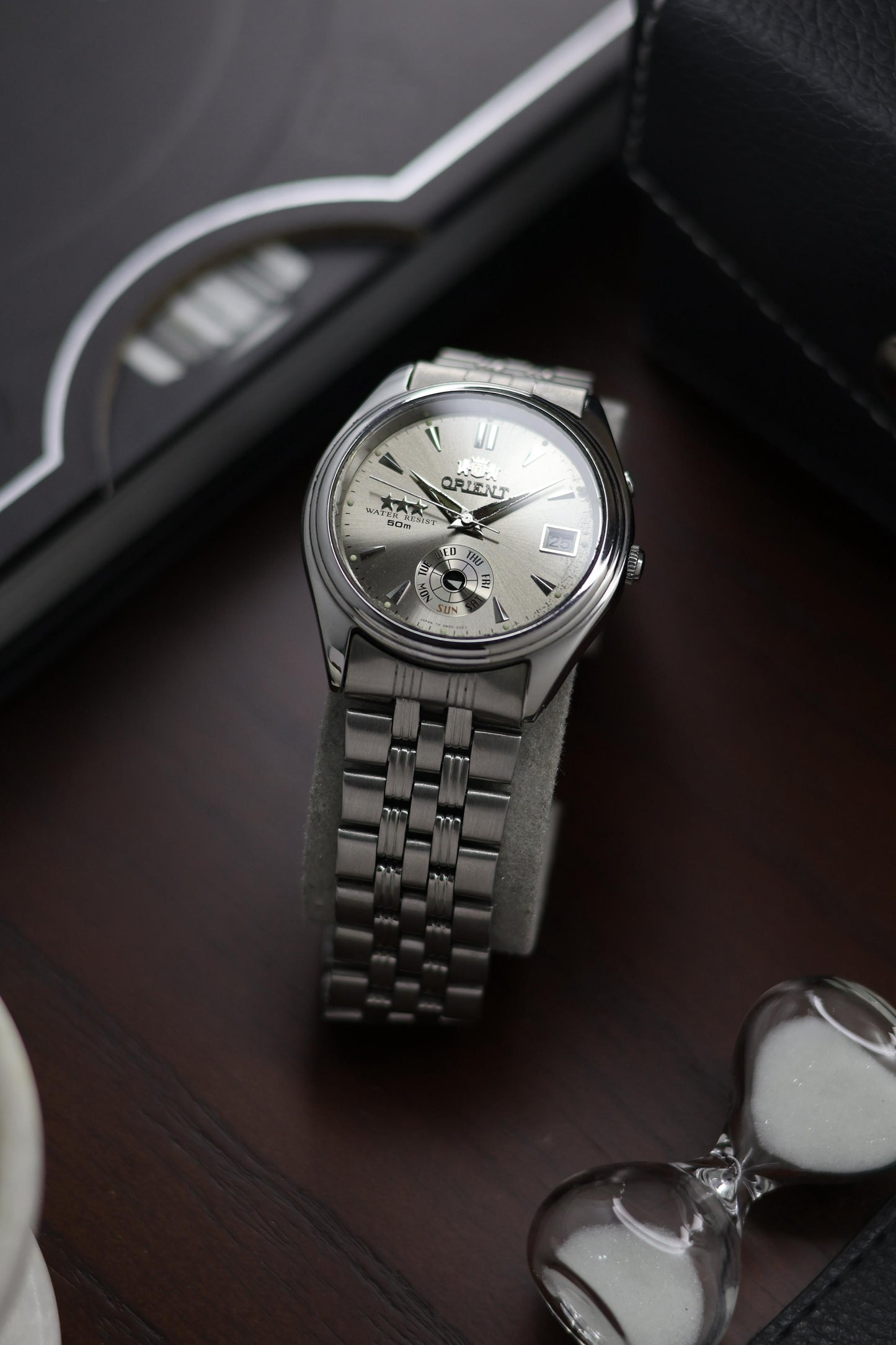 Orient Tri-Star 50MWR Silver Dial - Automatic Vintage Watch (Pre Owned) - A337