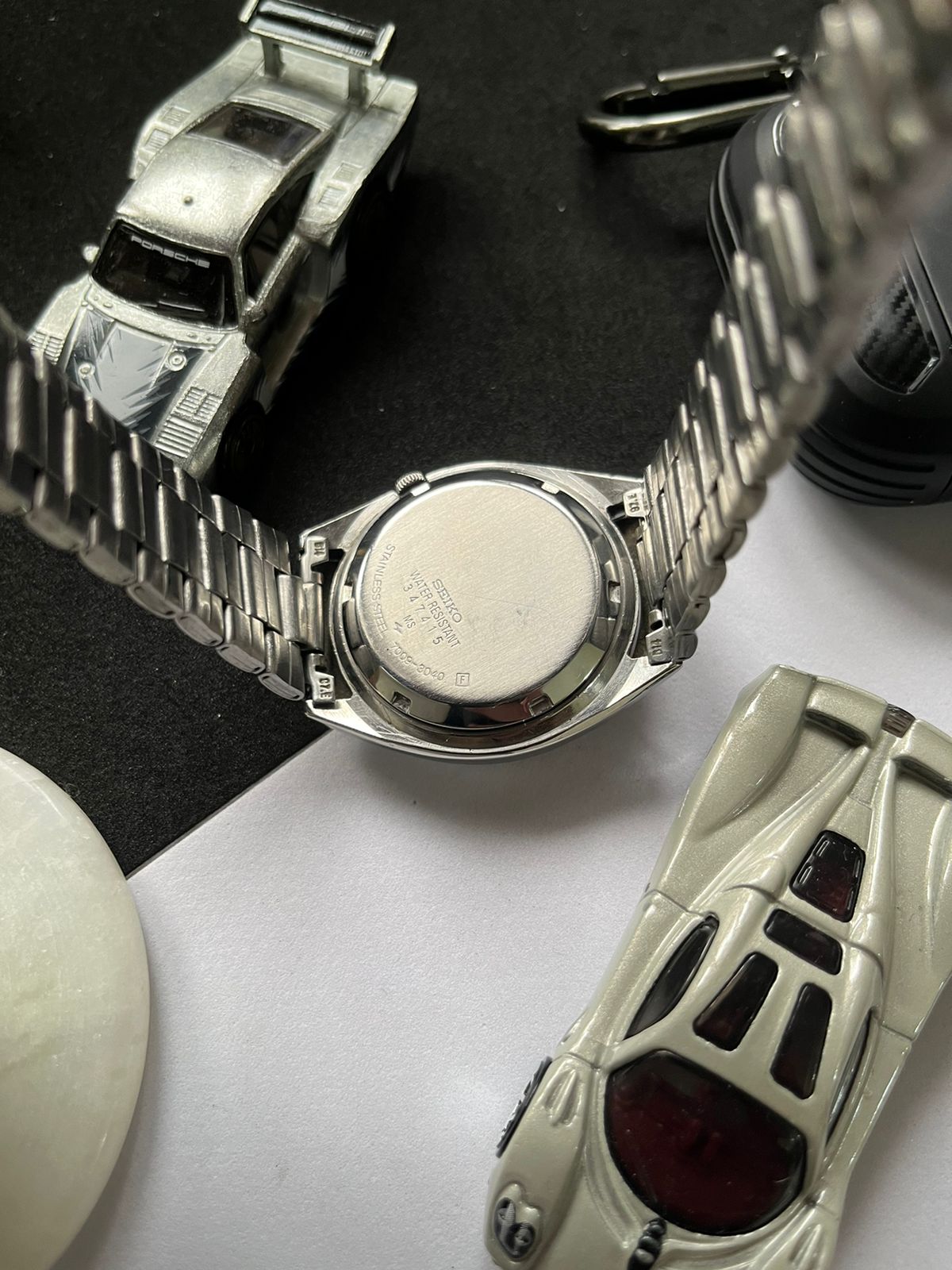 (Super Rare) 1993 Seiko 5 Dark Grey Sunburst Dial (Pre Owned) - #W84