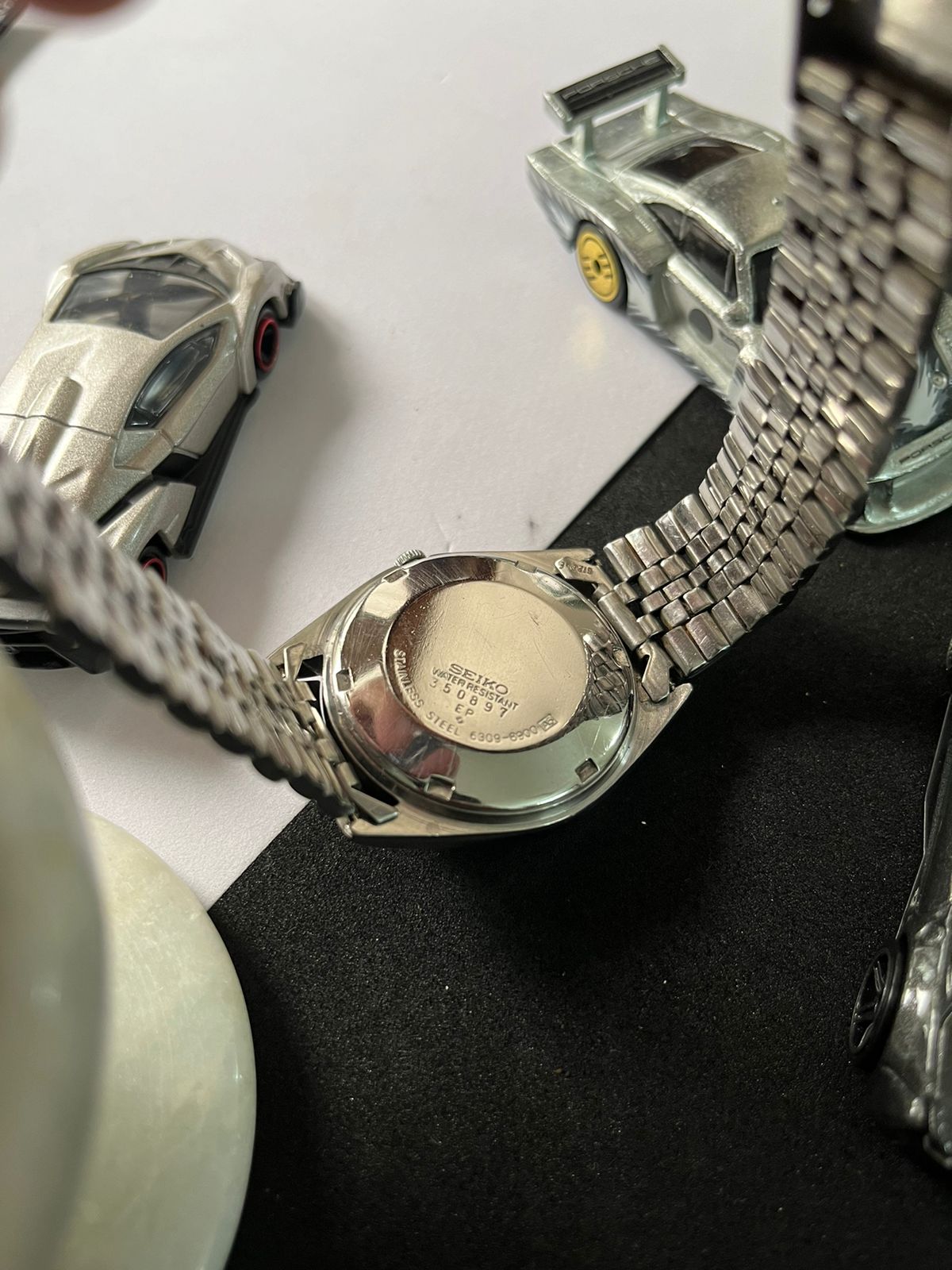 1983 Seiko 5 Grey Sunburst Dial (Pre Owned)