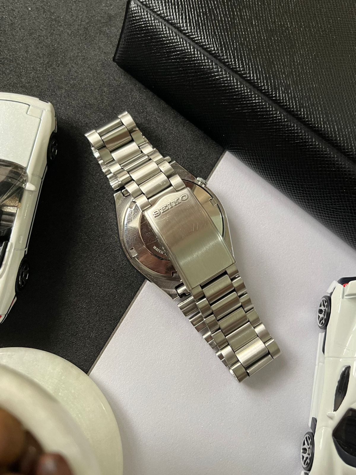 1981 Seiko 5 Railway Time White Dial (Pre Owned)
