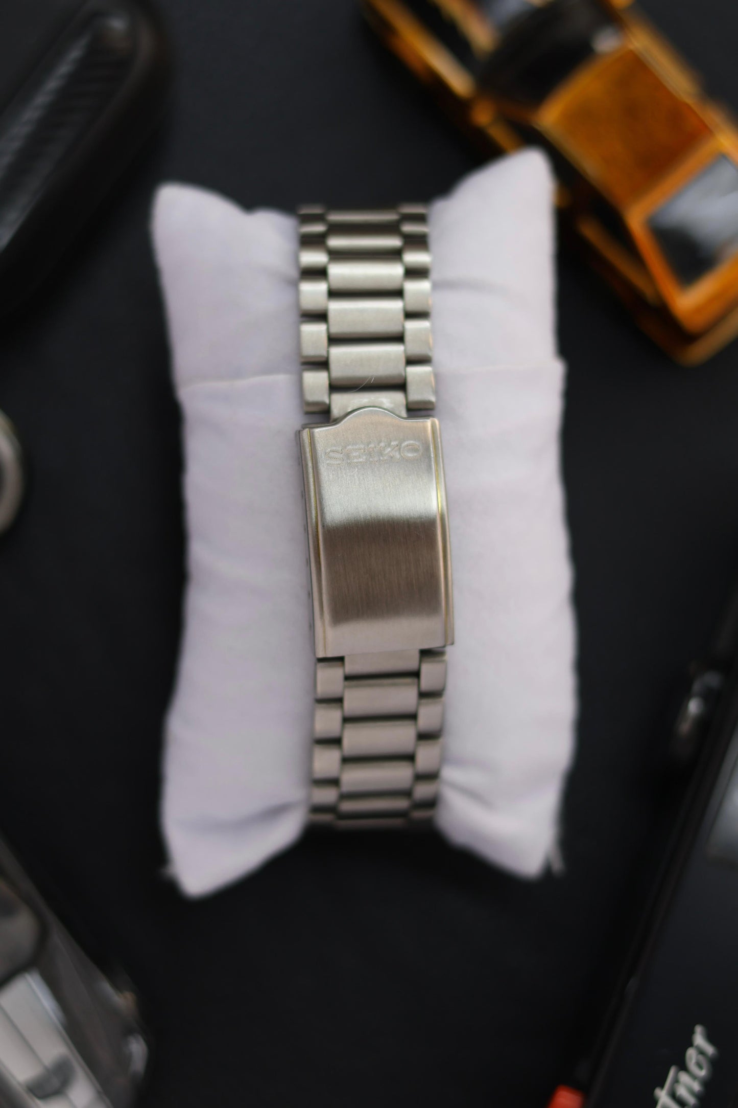 Seiko 5 Yellow Field Dial with Glass Back (Pre Owned)