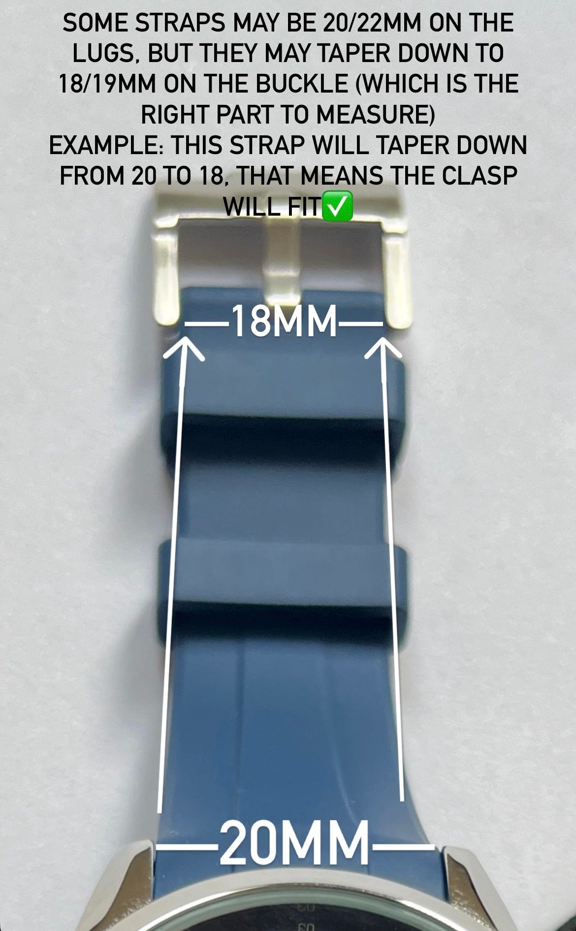 BUTTERFLY CLASP for Watch Strap