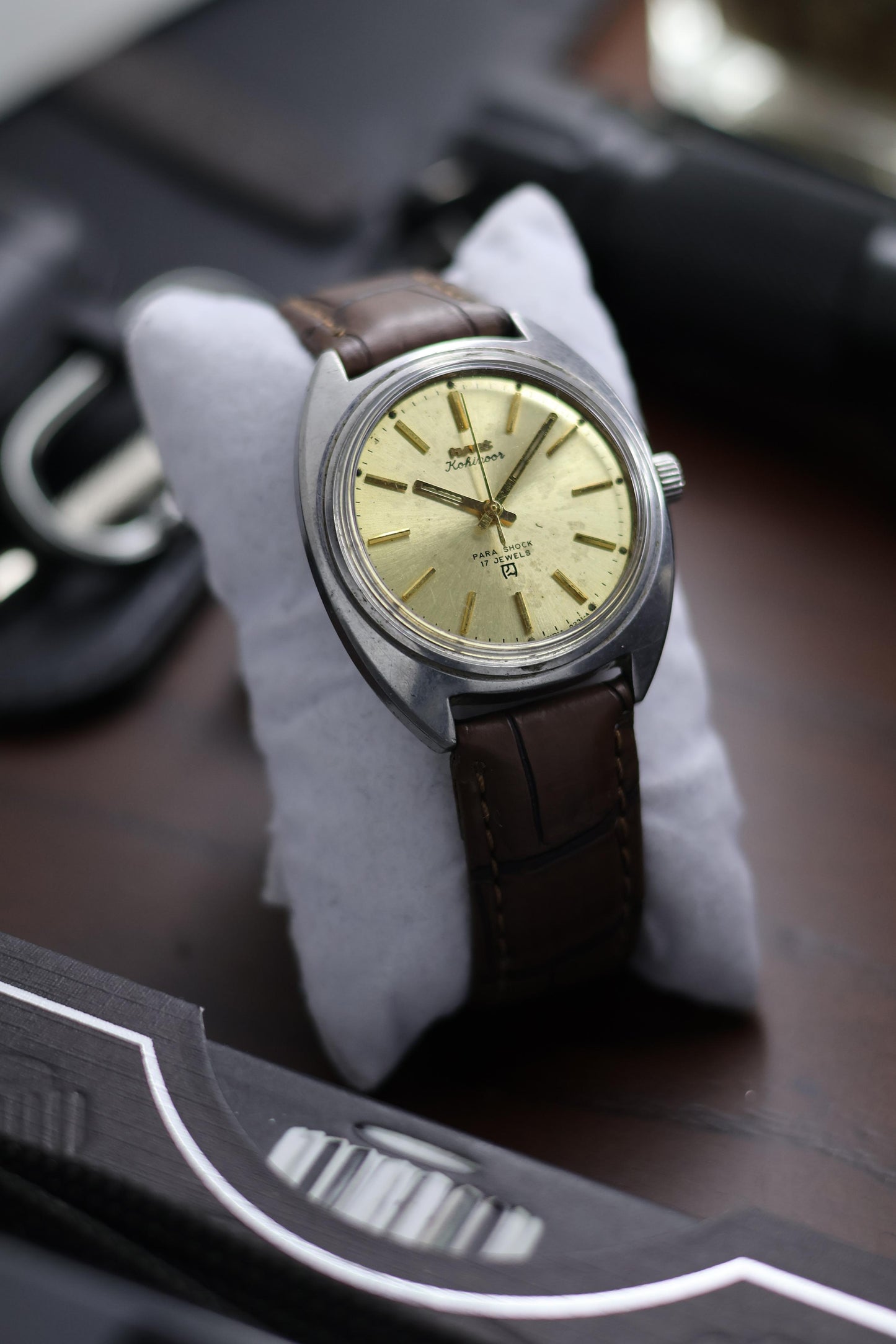 Vintage HMT Kohinoor Champagne Dial - in Original Condition - Mechanical Hand Winding Watch (Pre Owned)