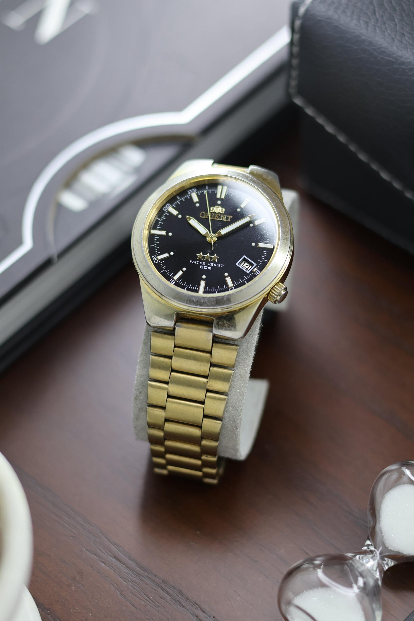 Orient Tri-Star 50MWR Black Dial - Automatic Vintage Watch (Pre Owned) - A371