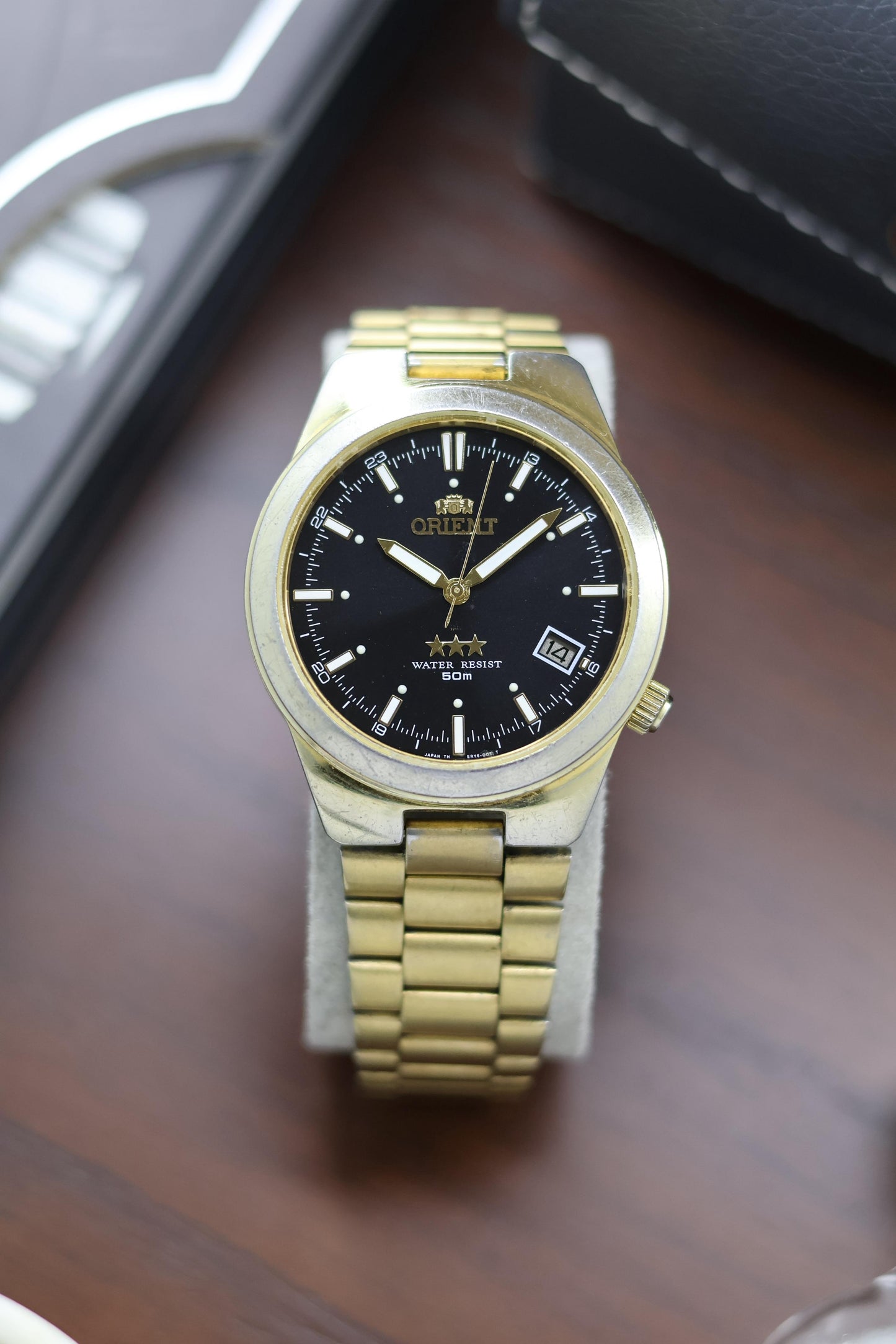Orient Tri-Star 50MWR Black Dial - Automatic Vintage Watch (Pre Owned) - A371