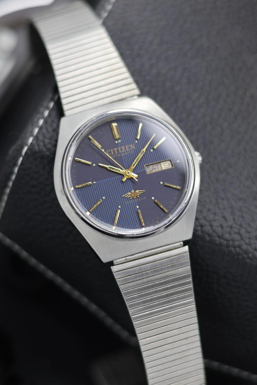 (Super Rare) Citizen Eagle 7 Blue Sector Dial - Automatic Vintage Watch (Pre Owned) - SE616