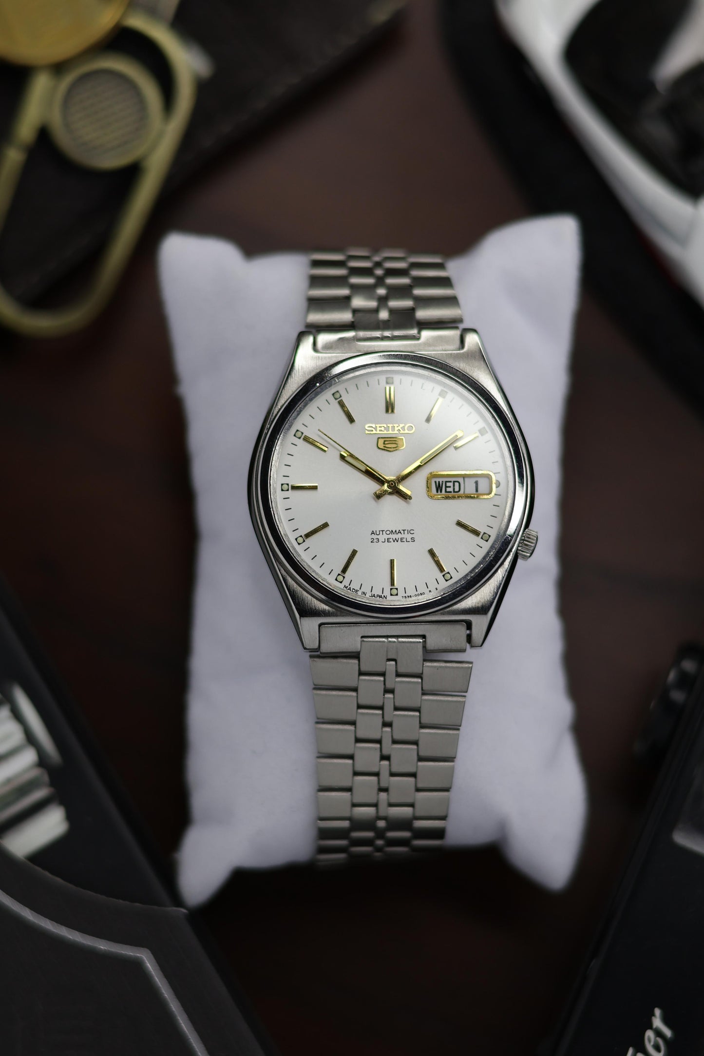 Seiko 5 23 Jewels White Dial (Pre Owned)