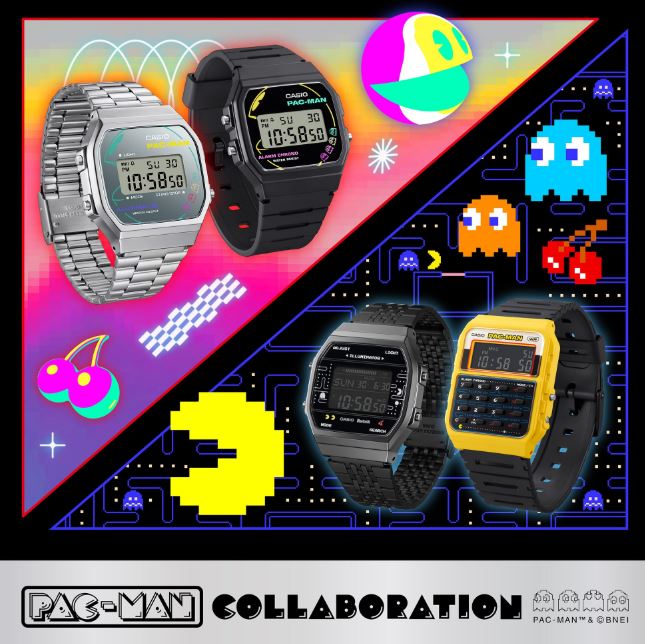 (Limited Edition) CASIO PAC-MAN F-91WPC-1ADR - D384