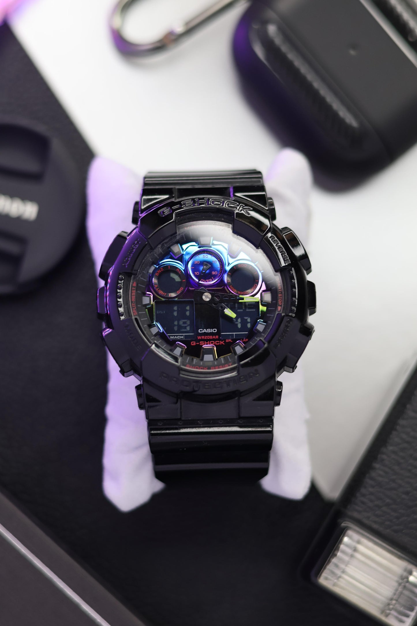 Casio G-SHOCK GA-100RGB-1A (Pre Owned)