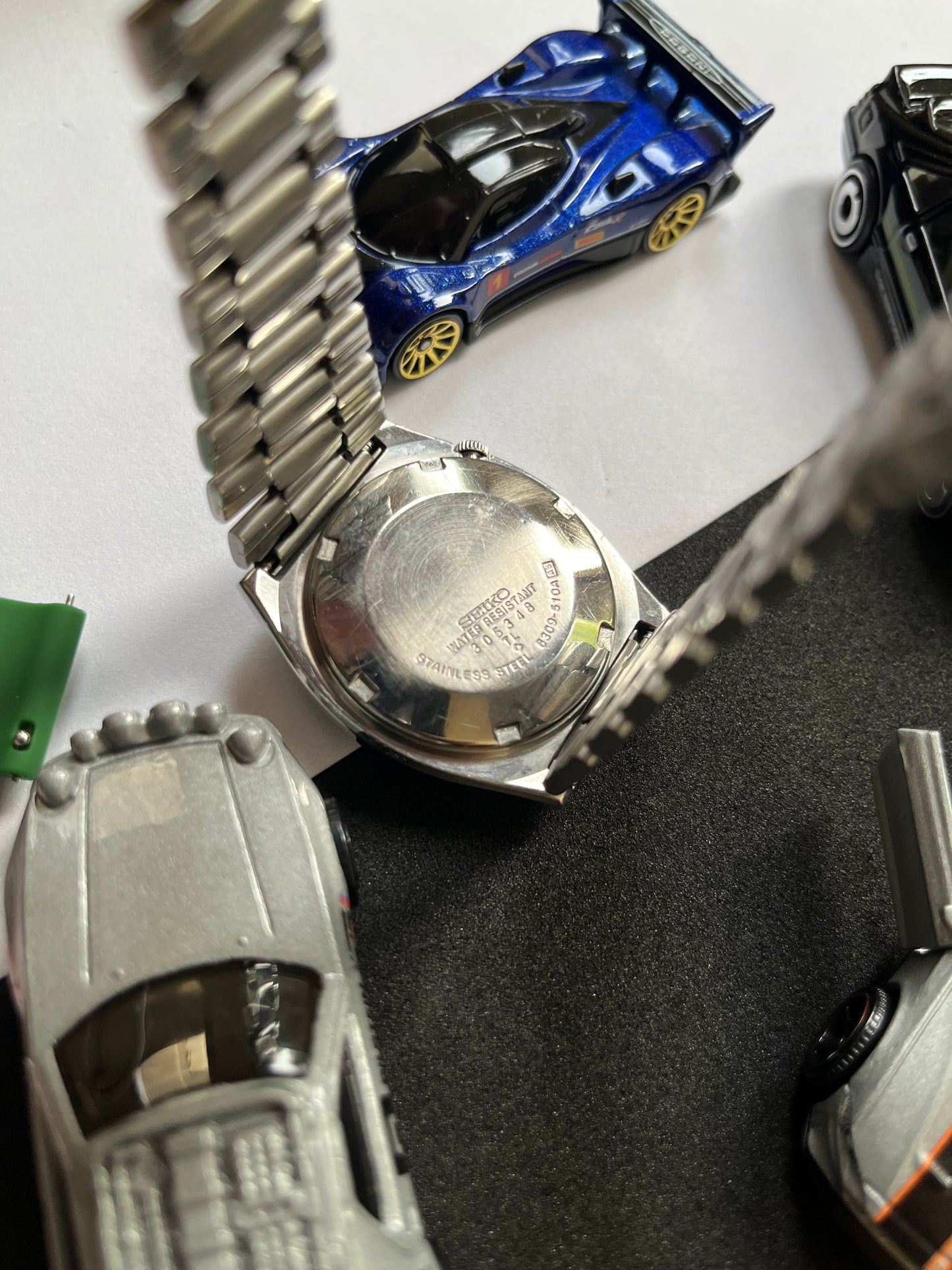 (Super Rare) Seiko 5 Blue Railway Time Square Dial (Pre Owned)