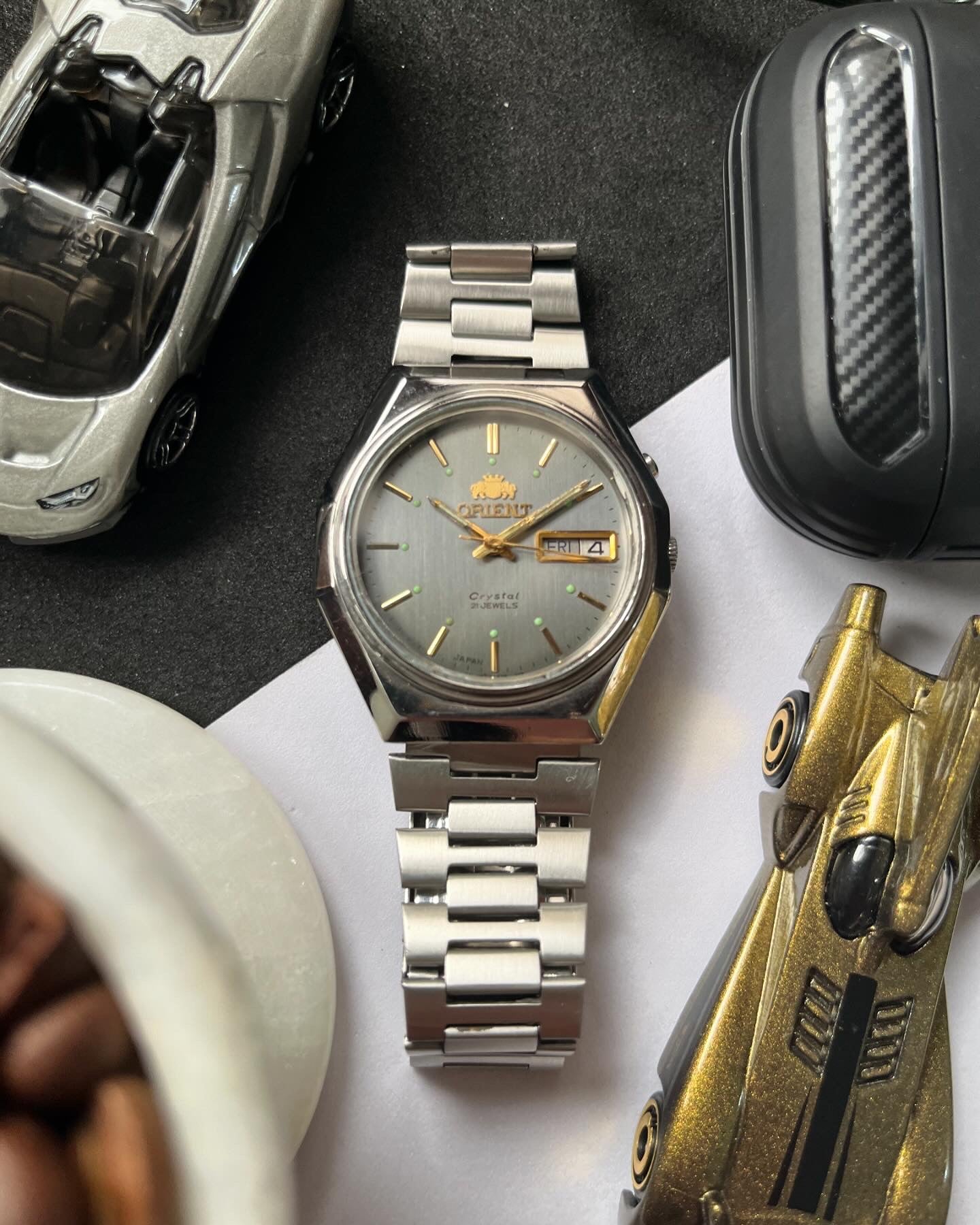 (Super Rare) Orient Tri-Star Crystal Octagonal Dial (Pre Owned) #W66