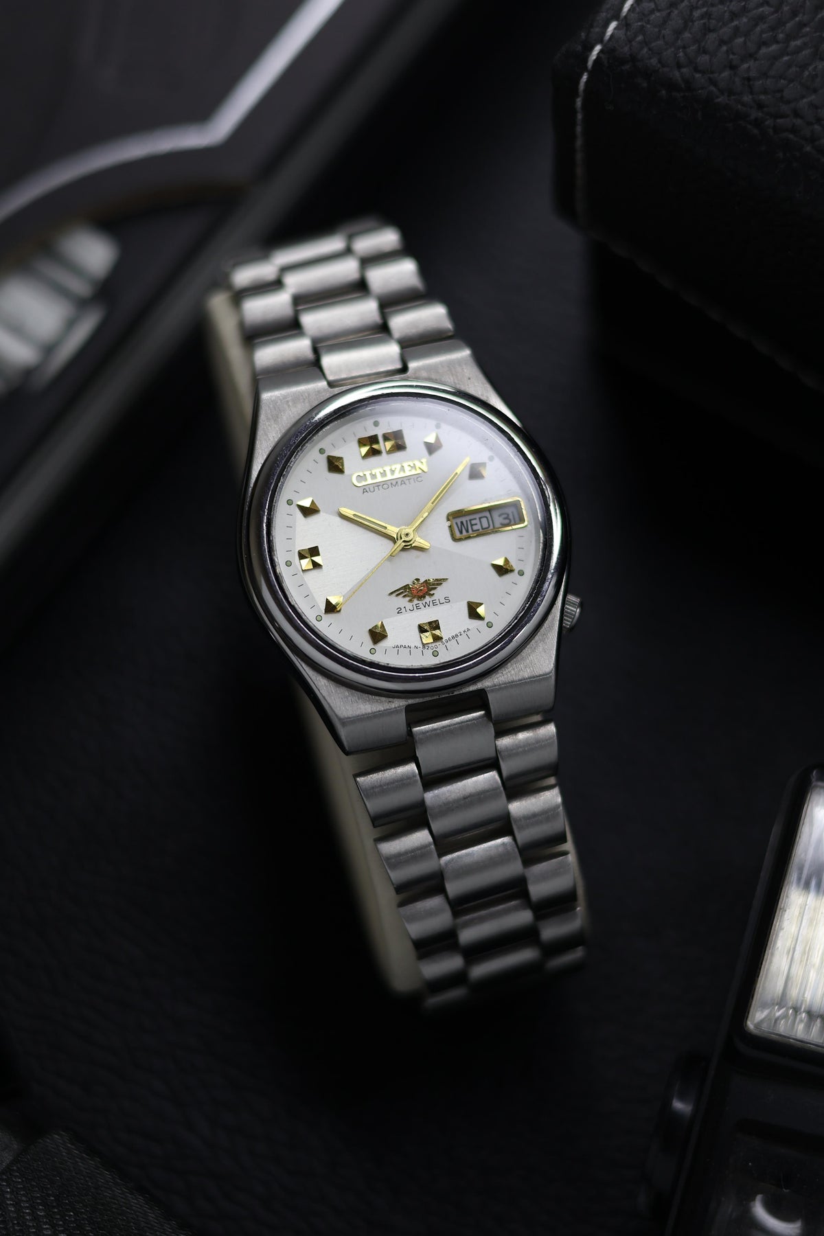 (Super Rare) Citizen Eagle 7 White Motif Dial - Automatic Vintage Watch (Pre Owned) - SE582