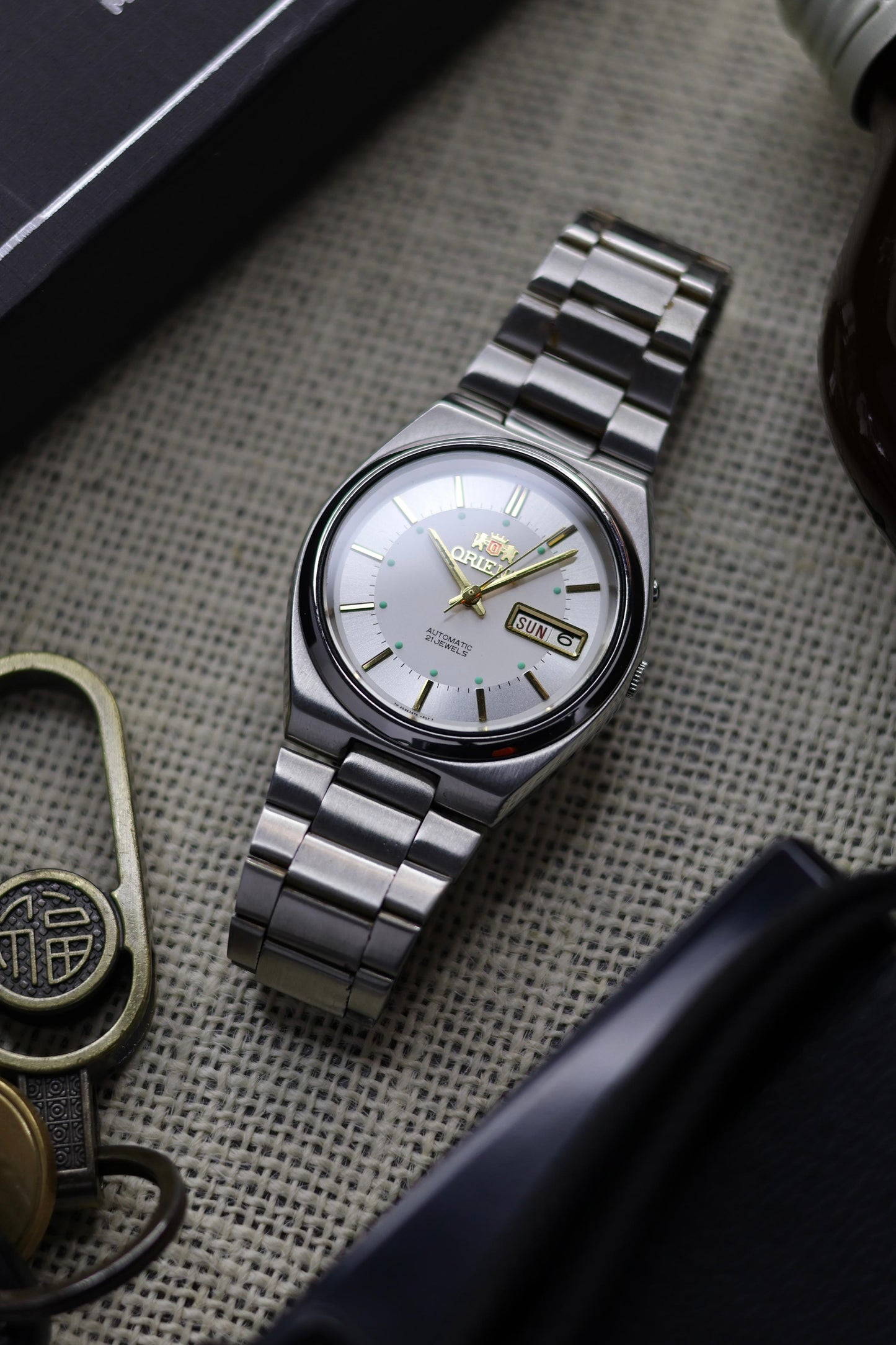 Orient Tri-Star Crystal White Dial (Pre Owned)