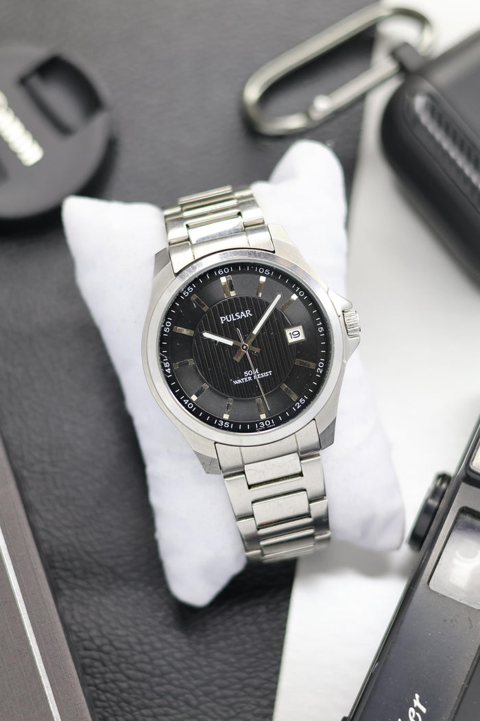 Seiko PULSAR Black Dial (Pre Owned) - A112