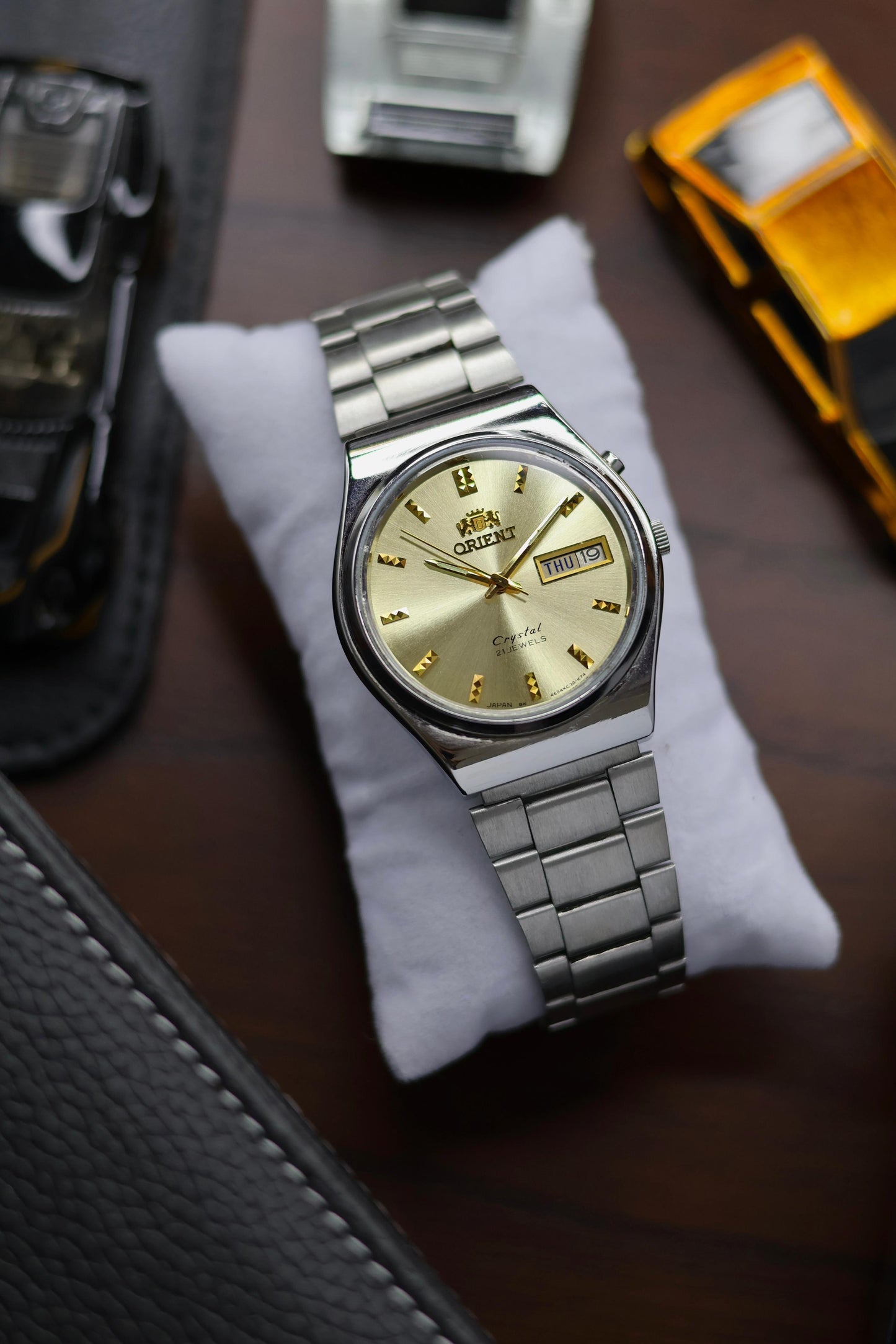 Orient Tri-Star Crystal Champagne Dial (Pre Owned)