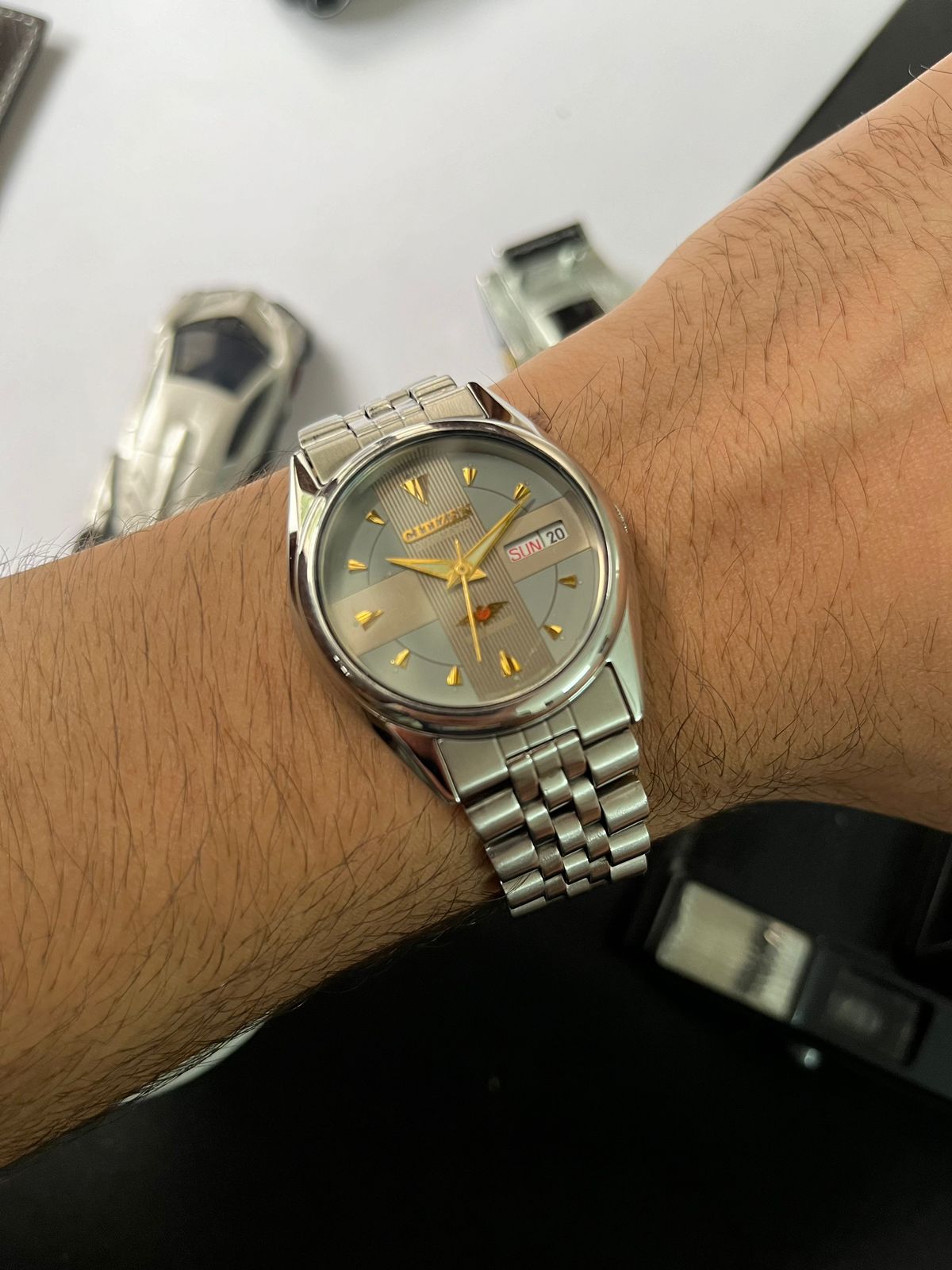 Citizen Grey Patterned Dial (Pre Owned)