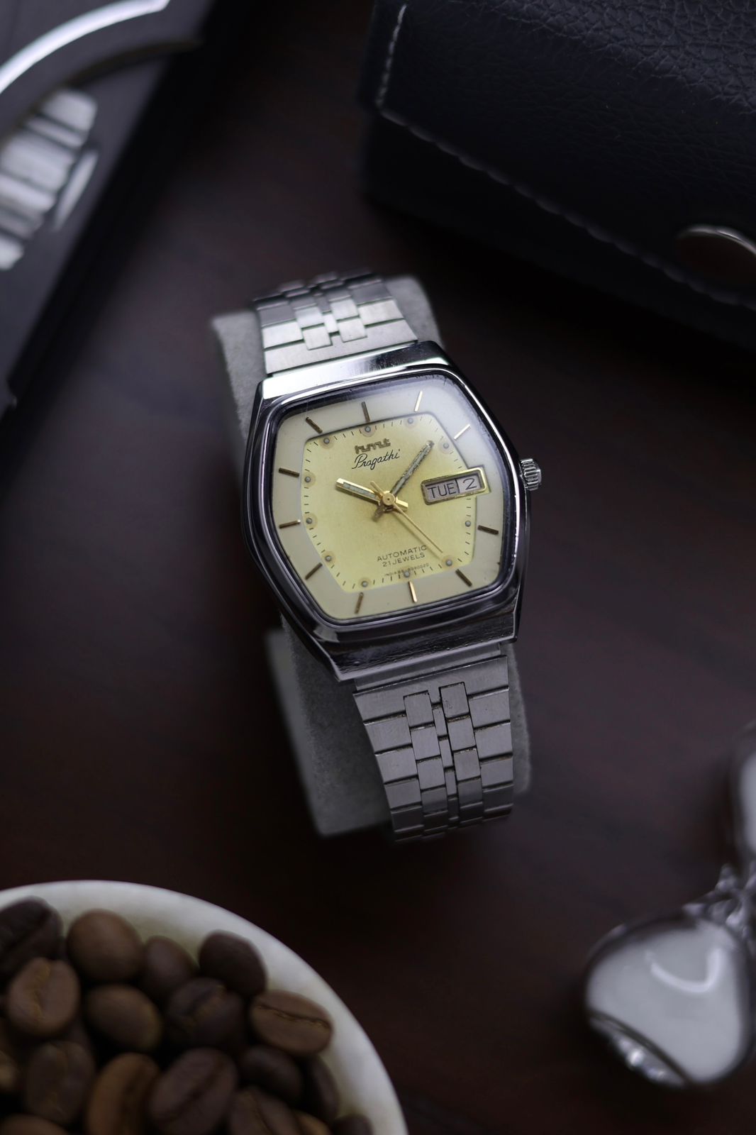 (Super Rare) Vintage HMT Pragathi - in Original Condition - Automatic Vintage Watch (Pre Owned) - SE425