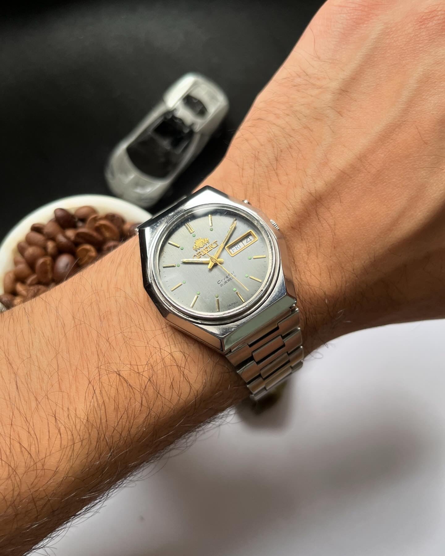 (Super Rare) Orient Tri-Star Crystal Octagonal Dial (Pre Owned) - #W66