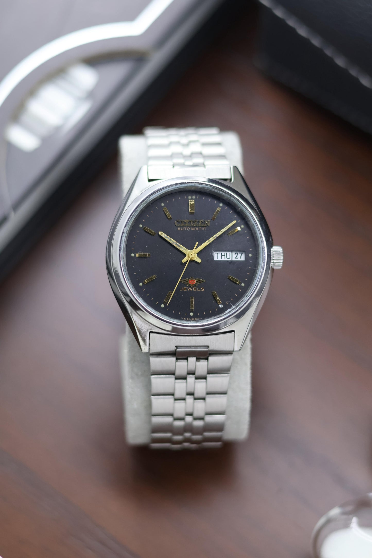 Citizen Eagle 7 Black Dial - Automatic Vintage Watch (Pre Owned) - A377