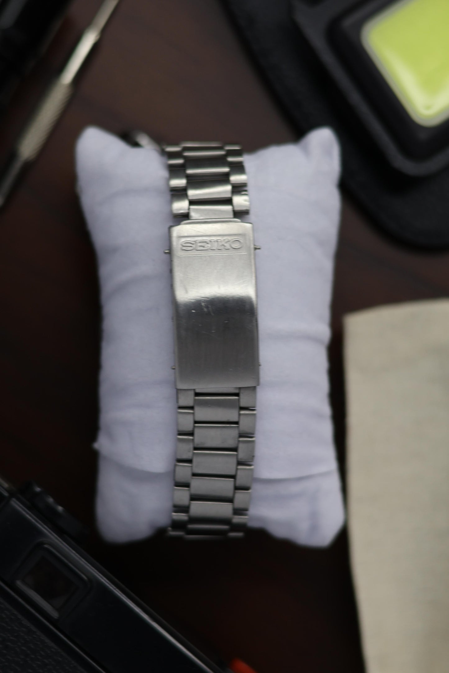 1988 Seiko 5 Patterned Black Dial (Pre Owned)