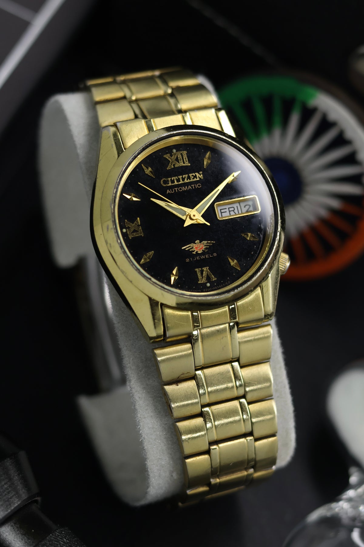 (Super Rare) Citizen Eagle 7 Black Dial - Automatic Vintage Watch (Pre Owned) - SE718