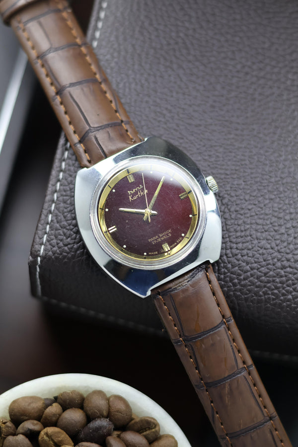 Vintage HMT Karthik - in Original Condition - Mechanical Hand Winding Watch (Pre Owned) - A04