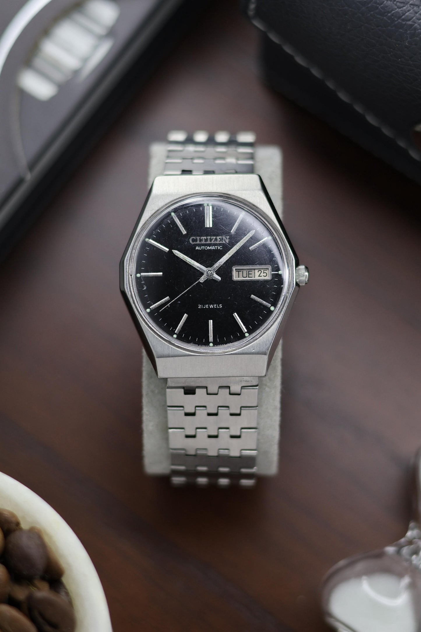 Citizen Automatic 21 Jewels Black Dial - Automatic Vintage Watch (Pre Owned) - A349