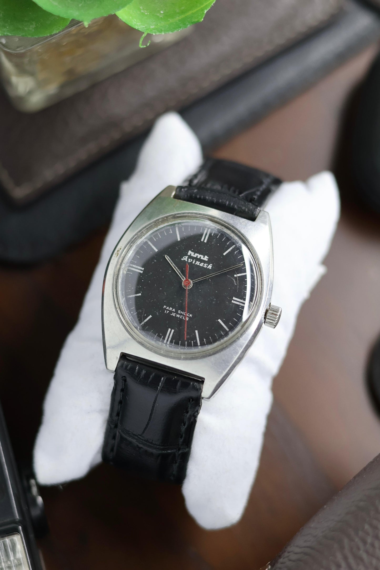 Vintage 1991 HMT Avinash Black Dial - in Original Condition - Mechanical Hand Winding Watch (Pre Owned)