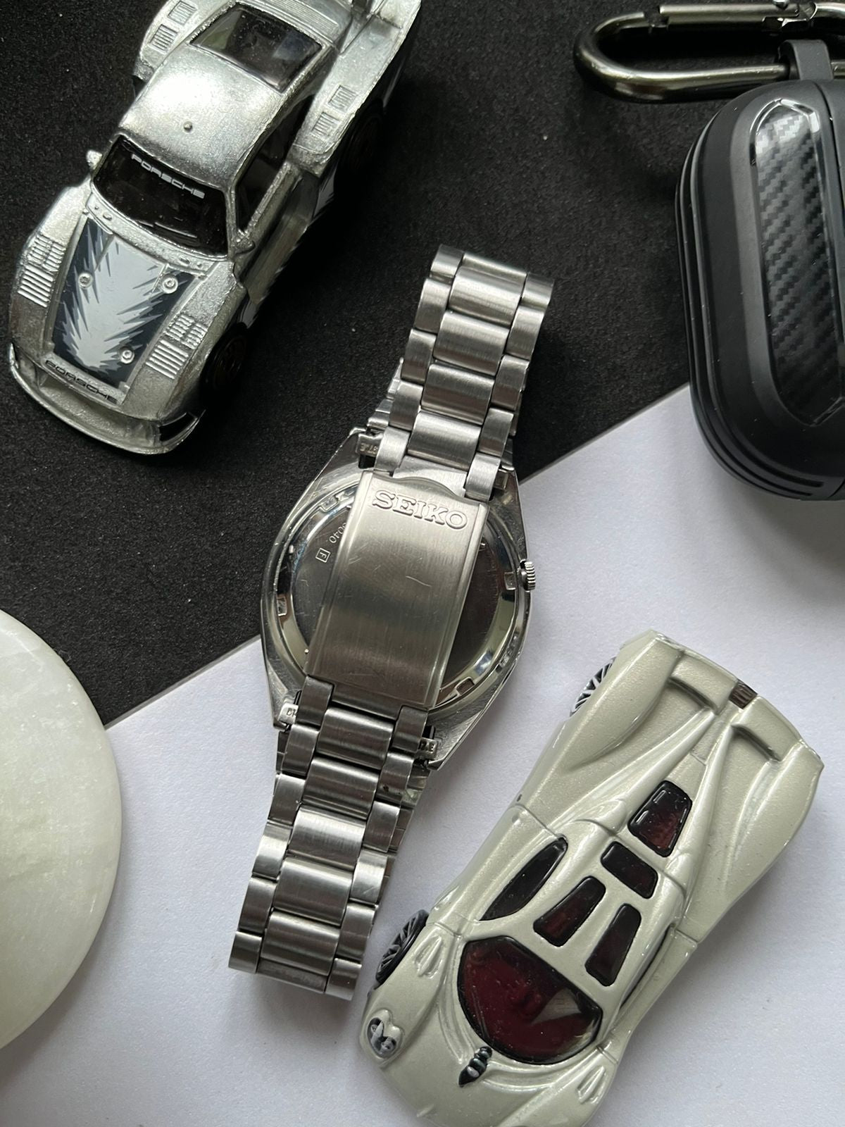 (Super Rare) 1993 Seiko 5 Dark Grey Sunburst Dial (Pre Owned) - #W84