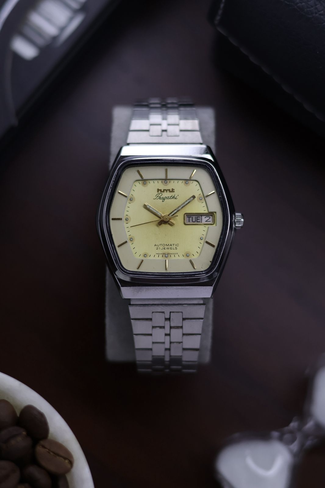 (Super Rare) Vintage HMT Pragathi - in Original Condition - Automatic Vintage Watch (Pre Owned) - SE425