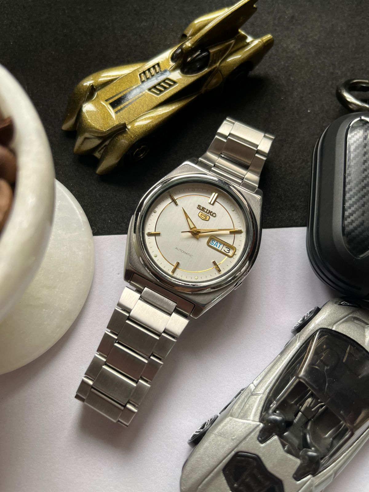 1997 Seiko 5 White Dial (Pre Owned) - #W70