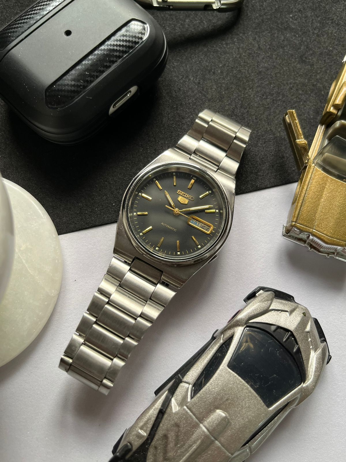 1993 Seiko 5 Black Dial (Pre Owned)