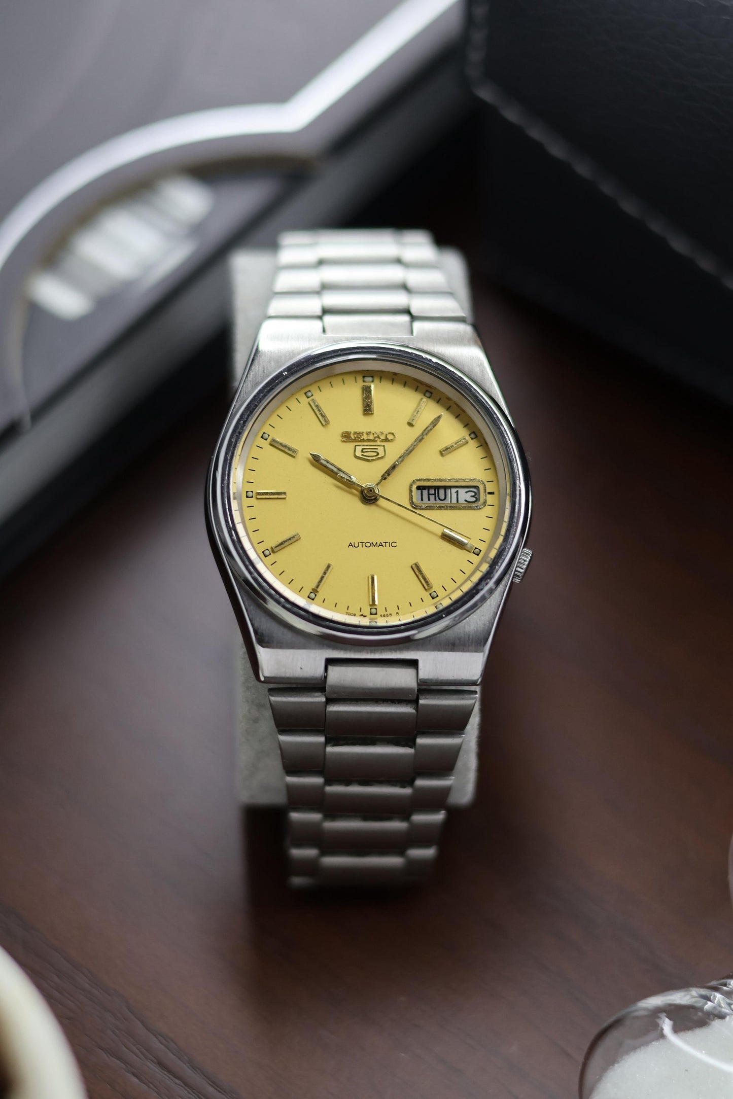 1991 Seiko 5 Yellow Dial - Automatic Vintage Watch (Pre Owned) - A260