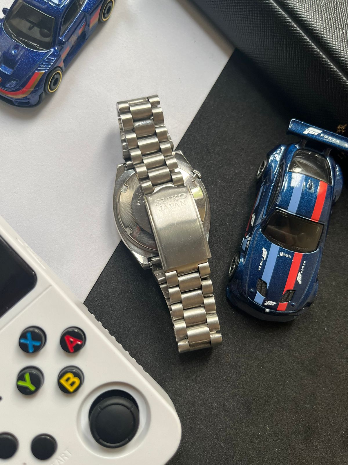 (Super Rare) Seiko 5 Blue Railway Time Square Dial (Pre Owned)