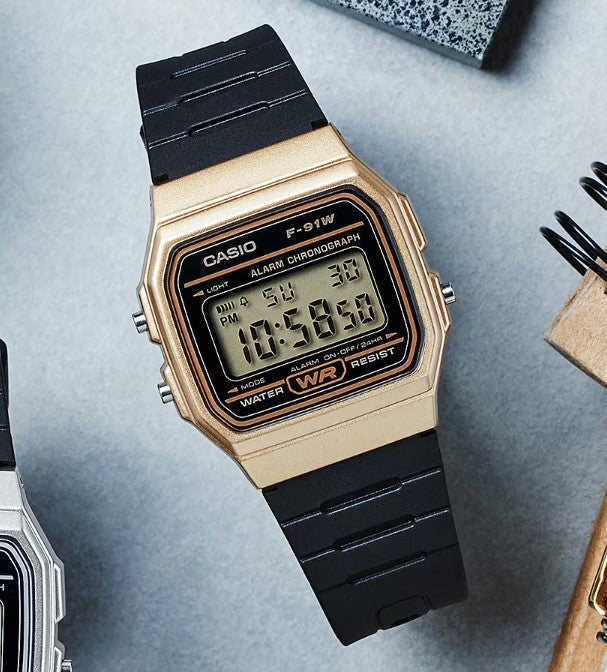 CASIO F-91WM-9A - D142 - Gold