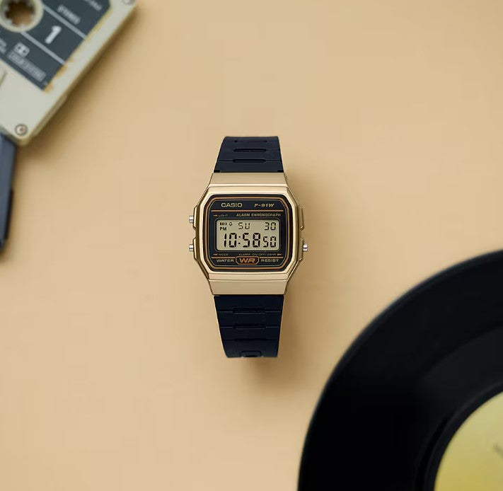 CASIO F-91WM-9A - D142 - Gold
