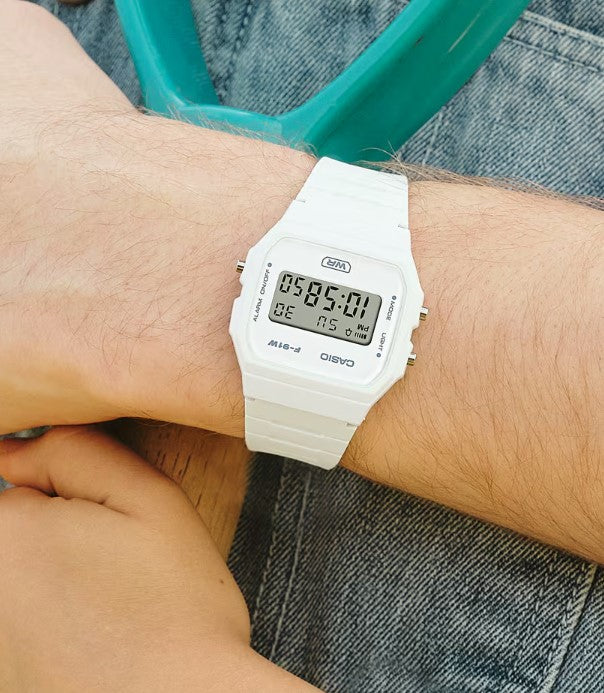CASIO F-91WB-7A - D372 - White