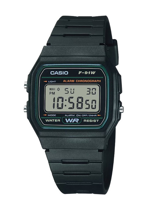 CASIO F-91W-3DG (Green Trim) - D246