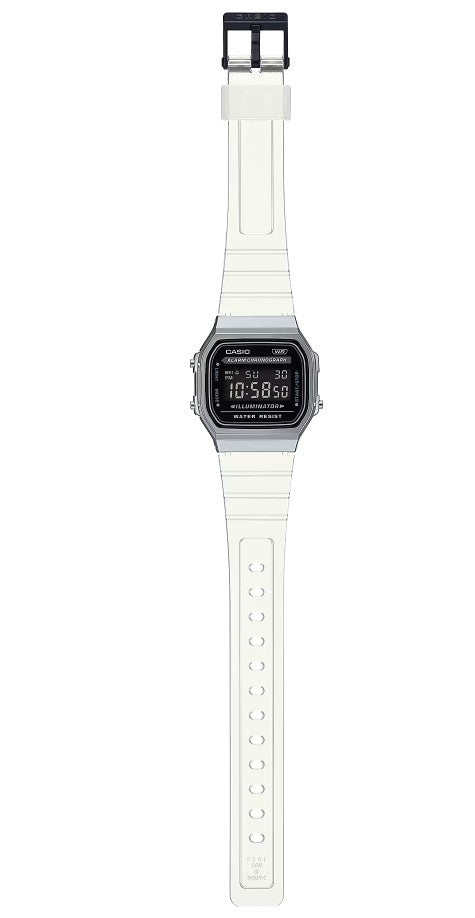 CASIO A168XES-1BDF - D306 - with JELLY BAND