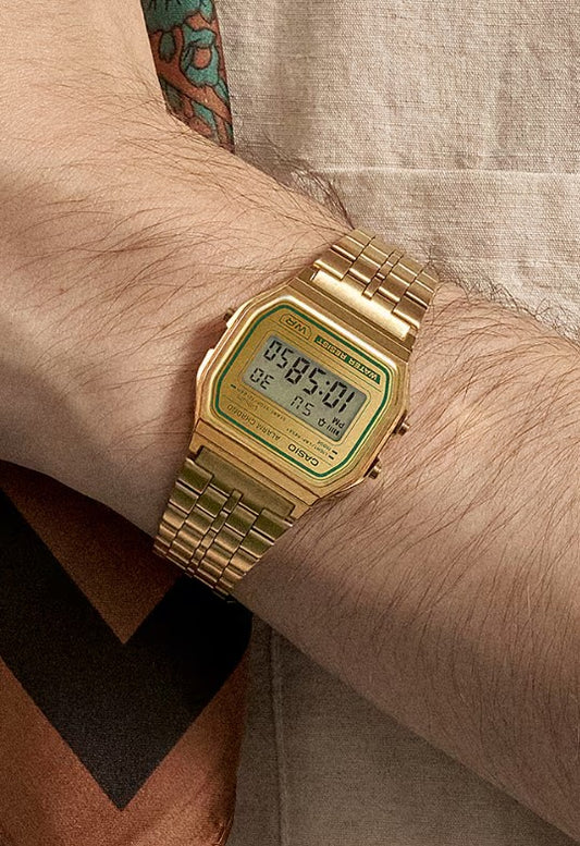 CASIO A158WEGV-9ADF - D377 - GOLD
