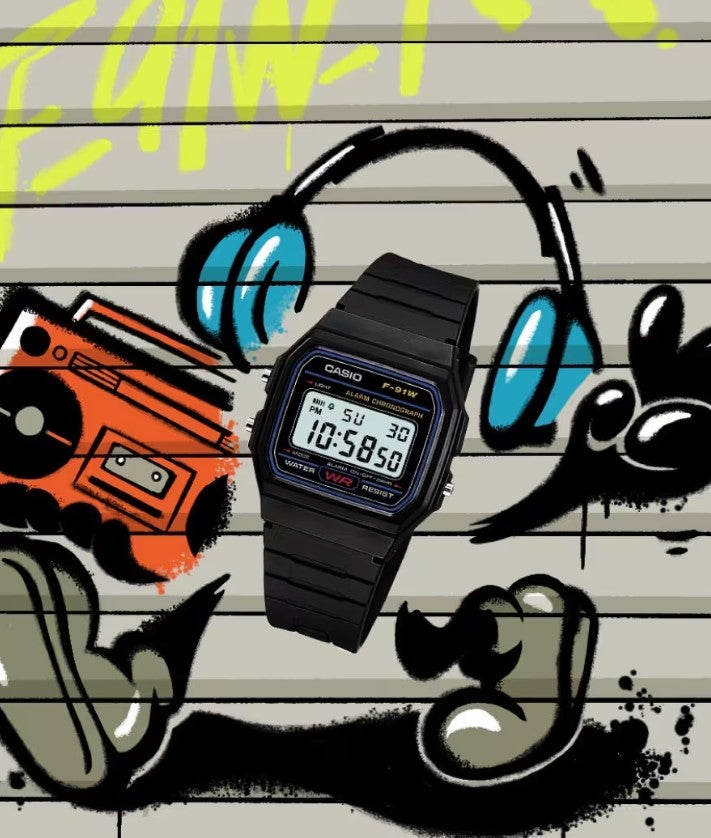 CASIO F-91W-1Q - D002