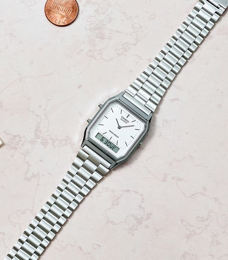 CASIO AQ-230A-7DMQ - WHITE - AD03